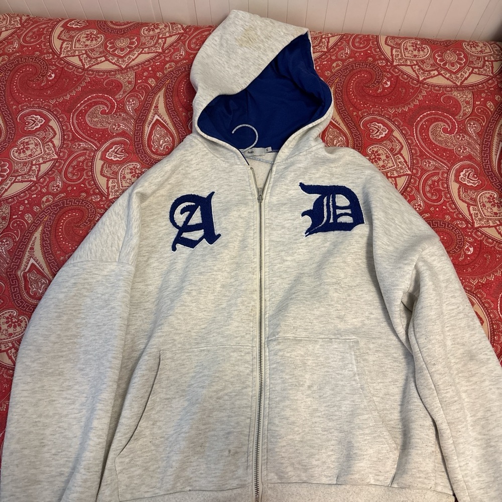 Adika oversized zip up hoodie